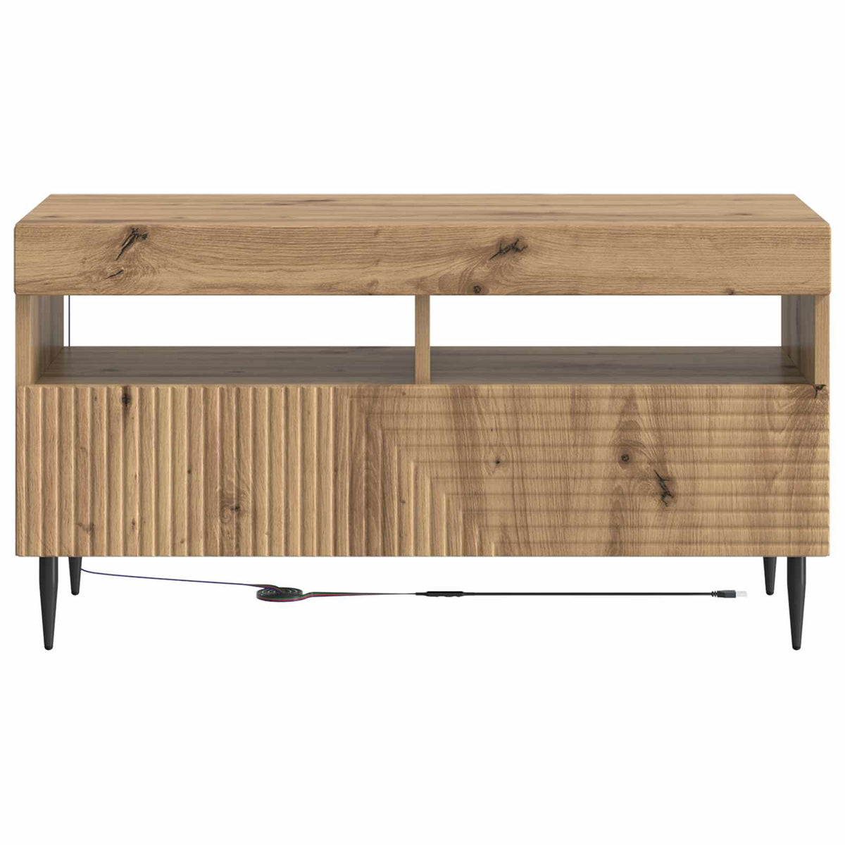 LED TV-skab Artisan-eg Konstrueret træ