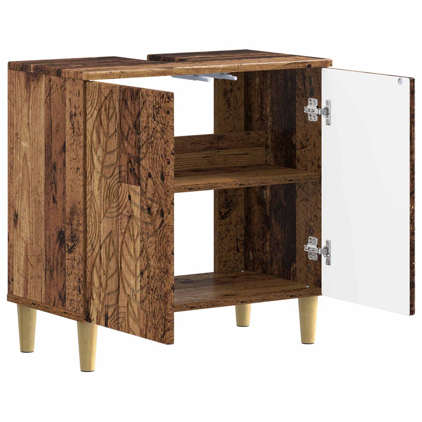 Badeværelsesskabsunder DELFT Gammelt træ 59,5 x 31,5 x 59 cm