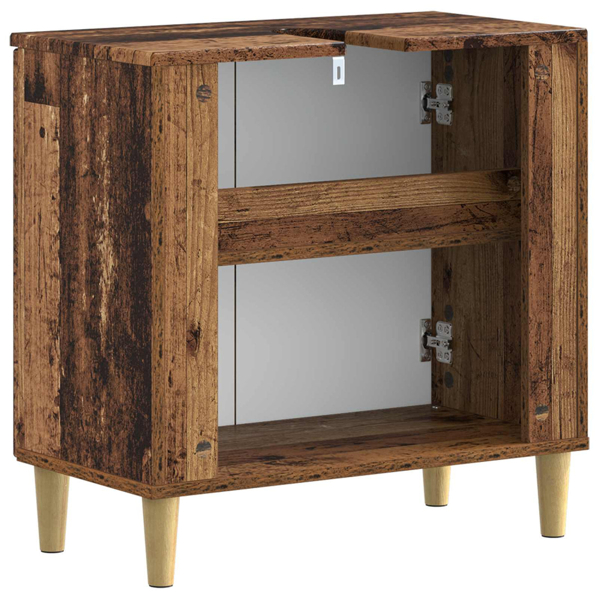 Badeværelsesskabsunder DELFT Gammelt træ 59,5 x 31,5 x 59 cm