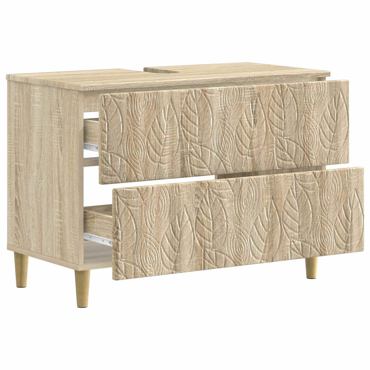 Badeværelsesskabsunder DELFT Sonoma-eg 82 x 41 x 59 cm
