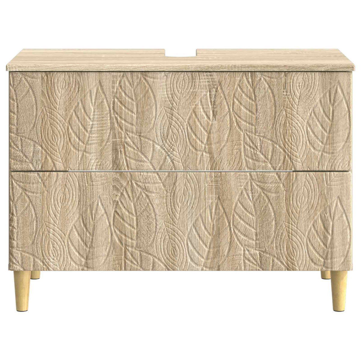 Badeværelsesskabsunder DELFT Sonoma-eg 82 x 41 x 59 cm