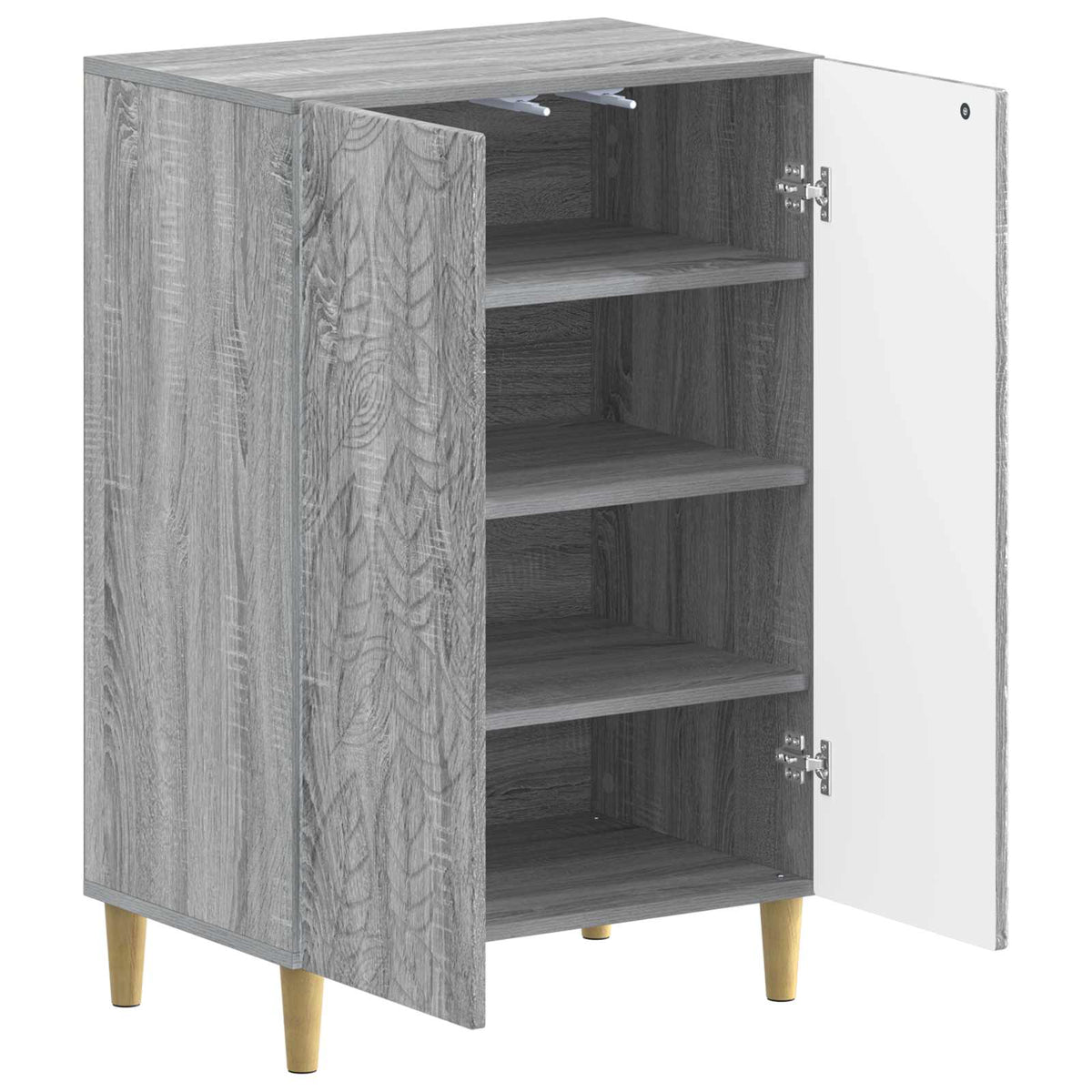 Sko skab DELFT 59,5 x 39,5 x 90 cm Konstrueret træ Grå Sonoma