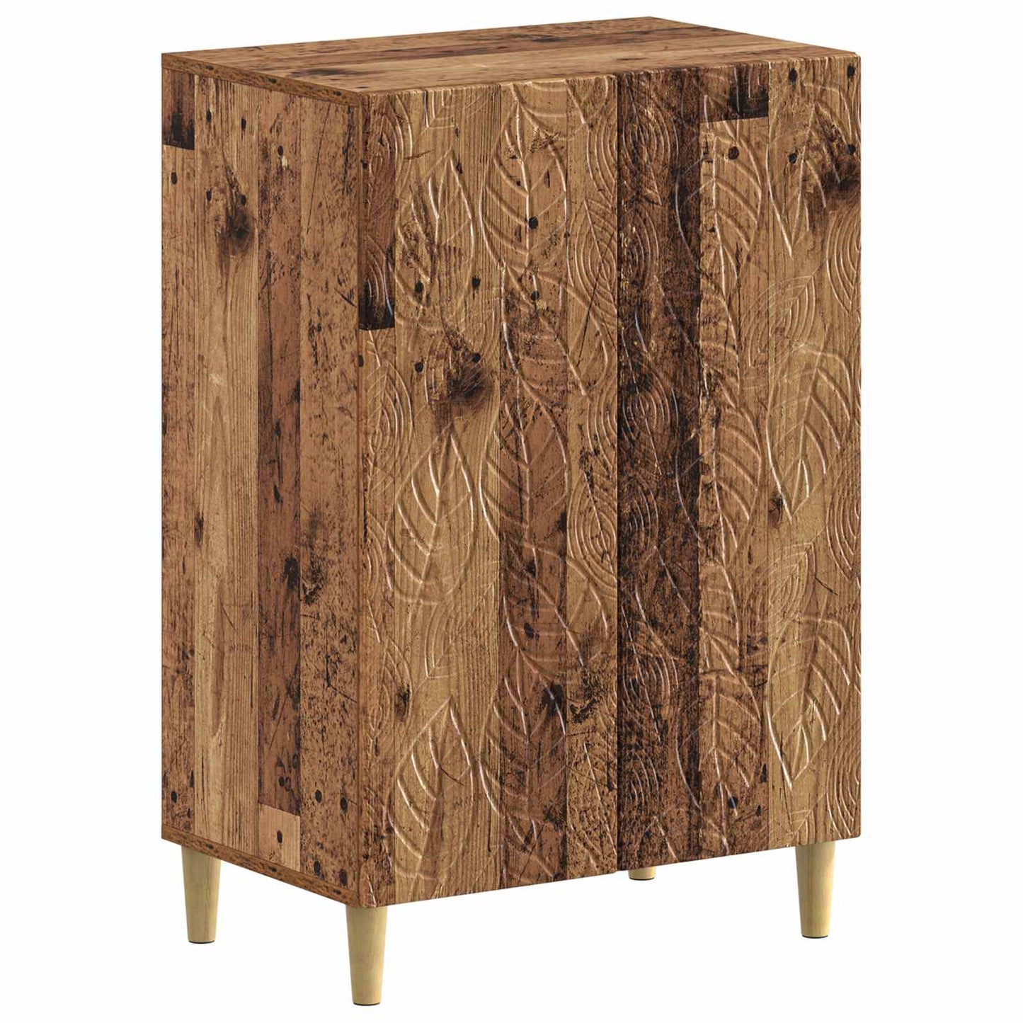 Sko skab DELFT 59,5 x 39,5 x 90 cm Konstrueret træ Gammelt træ