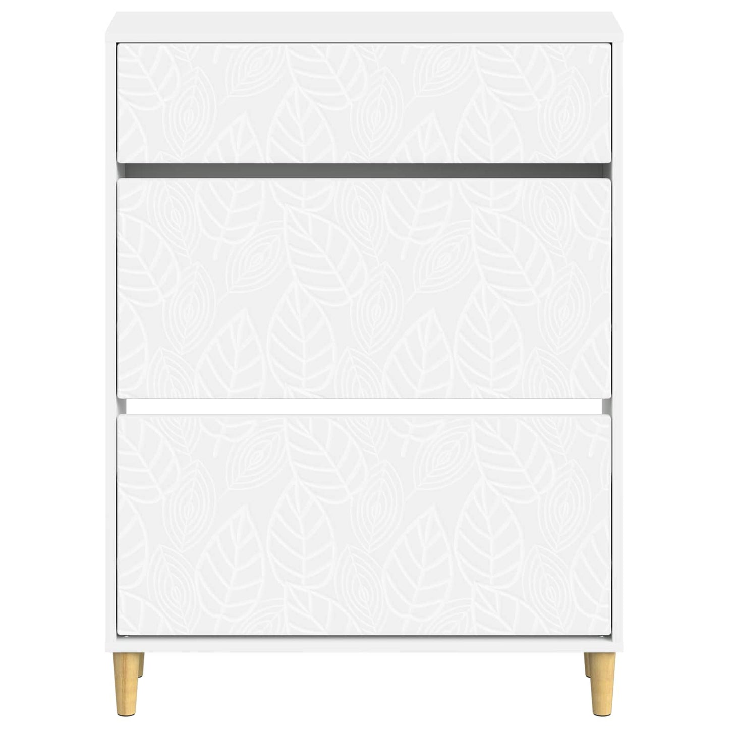 Sko skab DELFT 78 x 24 x 103 cm Konstrueret træ Hvid