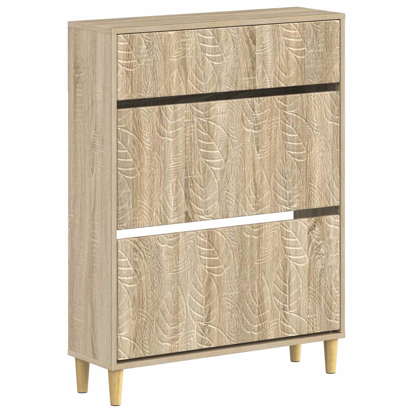 Sko skab DELFT 78 x 24 x 103 cm Konstrueret træ Sonoma-eg