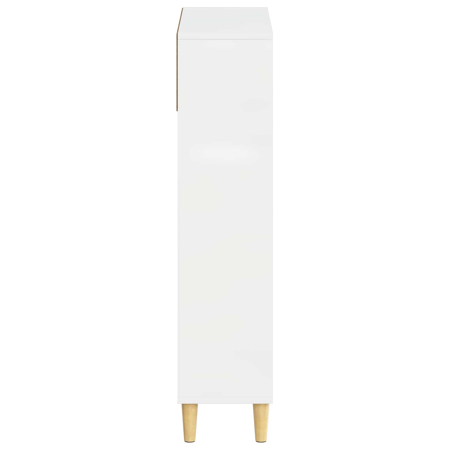 Sko skab DELFT 78 x 24 x 103 cm Konstrueret træ Hvid højglans