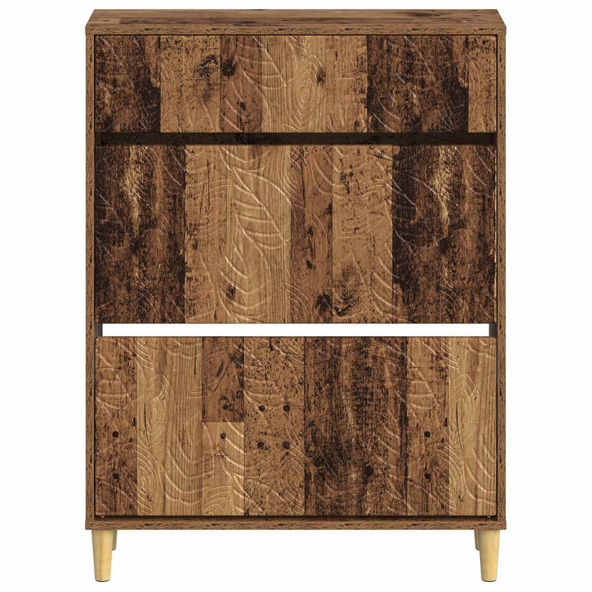 Sko skab DELFT 78 x 24 x 103 cm Konstrueret træ Gammelt træ
