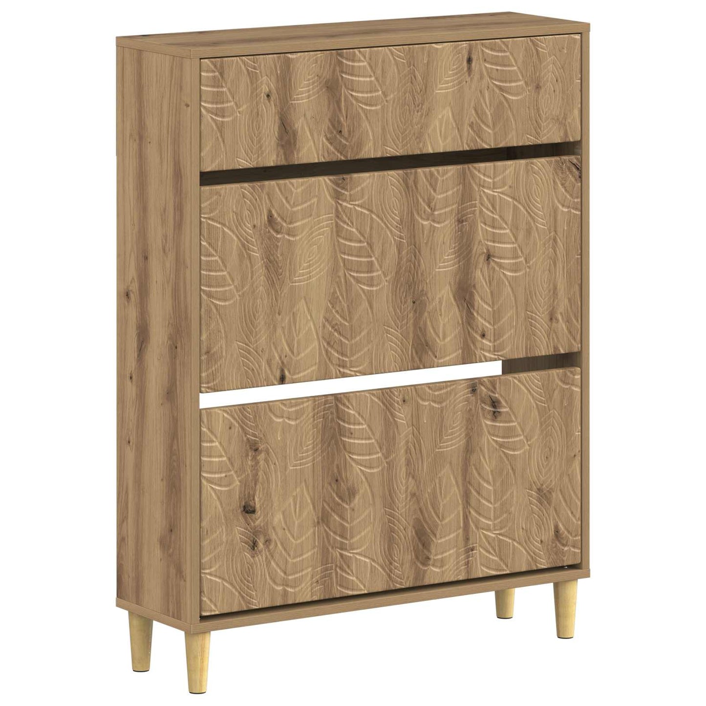 Sko skab DELFT 78 x 24 x 103 cm Konstrueret træ Artisan-eg