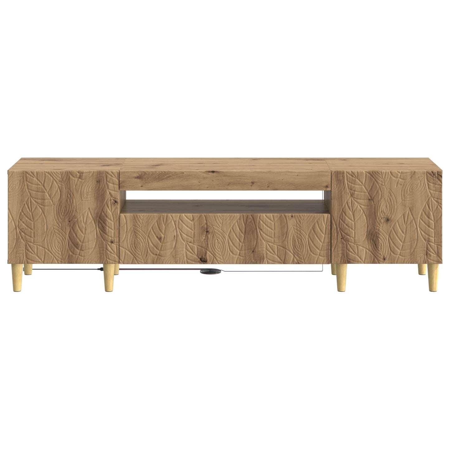 LED TV-skab Artisan-eg Konstrueret træ