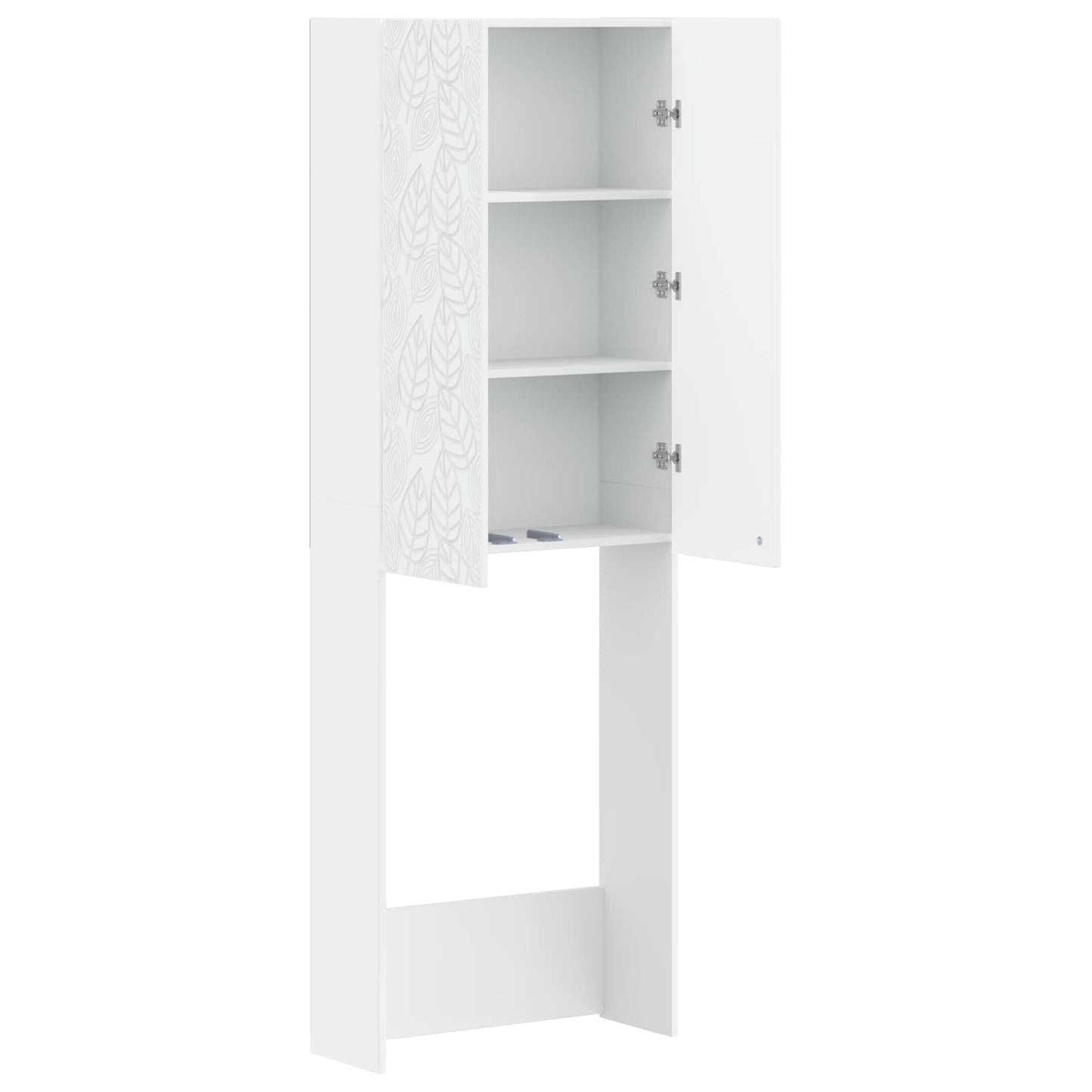 Toilet Skab DELFT Hvid 66 x 25,5 x 190 cm Konstrueret træ
