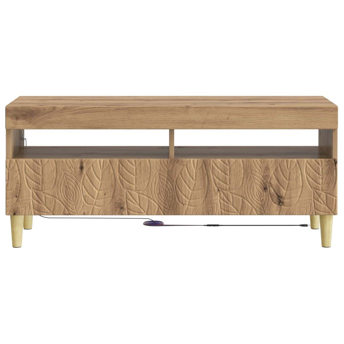 LED TV-skab Artisan-eg Konstrueret træ
