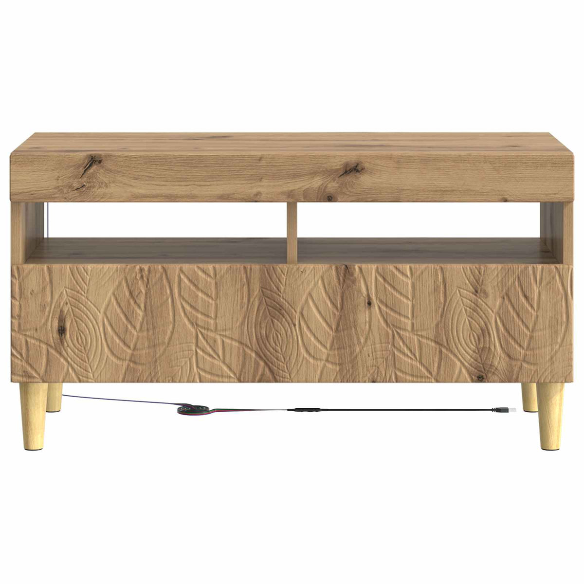 LED TV-skab Artisan-eg Konstrueret træ