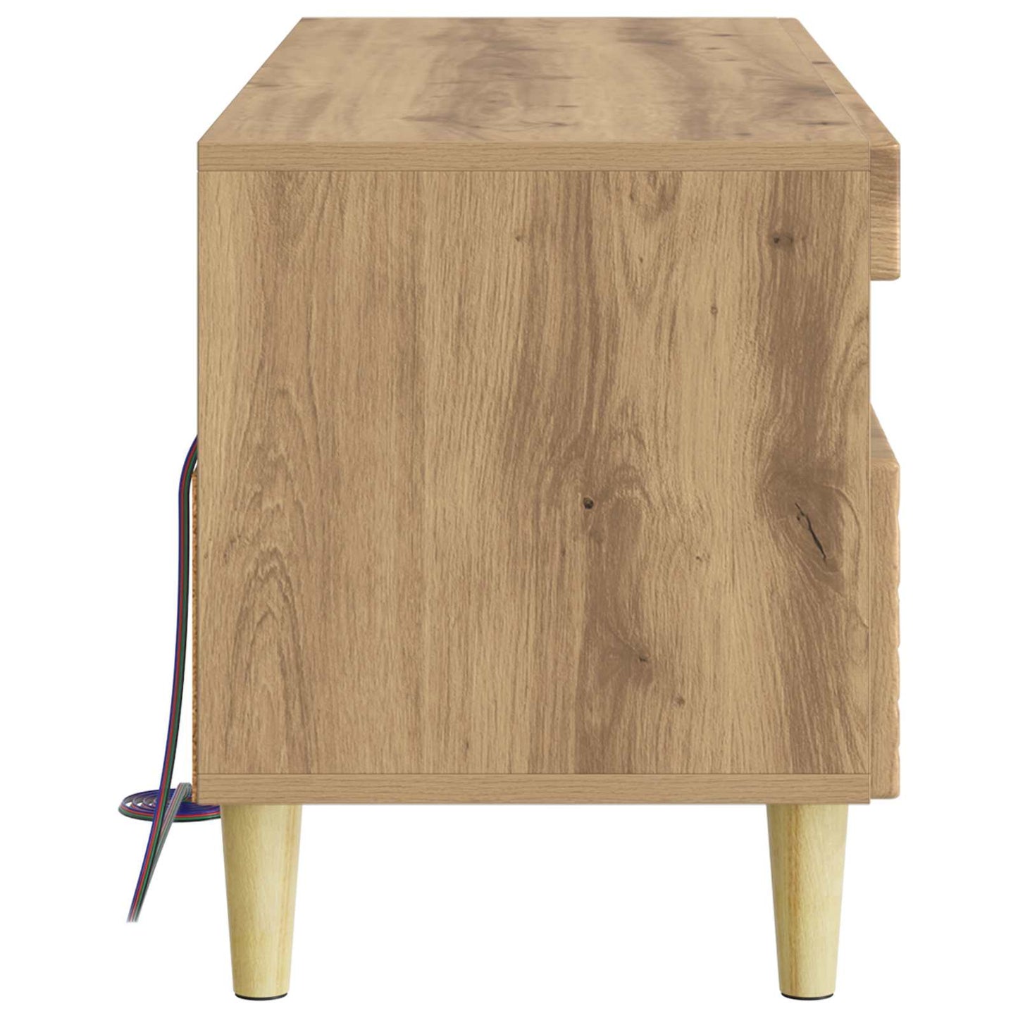 LED TV-skab Artisan-eg Konstrueret træ