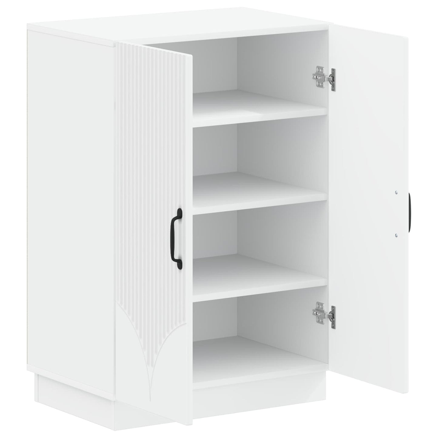 Sko skab HOORN 59,5 x 39,5 x 87 cm Konstrueret træ Hvid