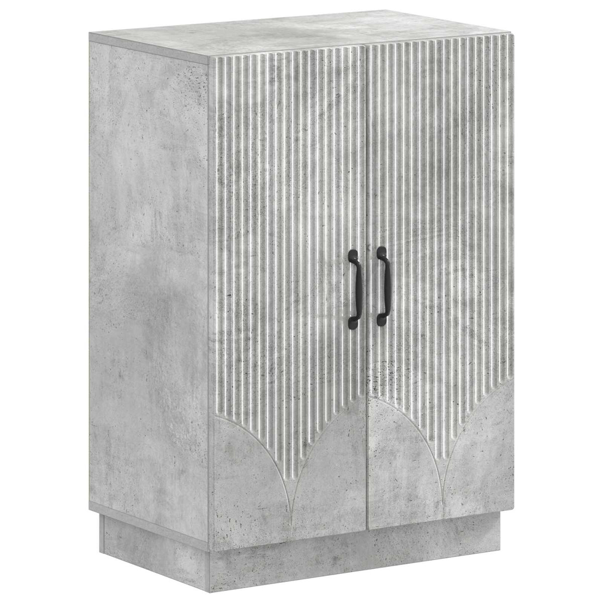 Sko skab HOORN 59,5 x 39,5 x 87 cm Konstrueret træ Betongrå