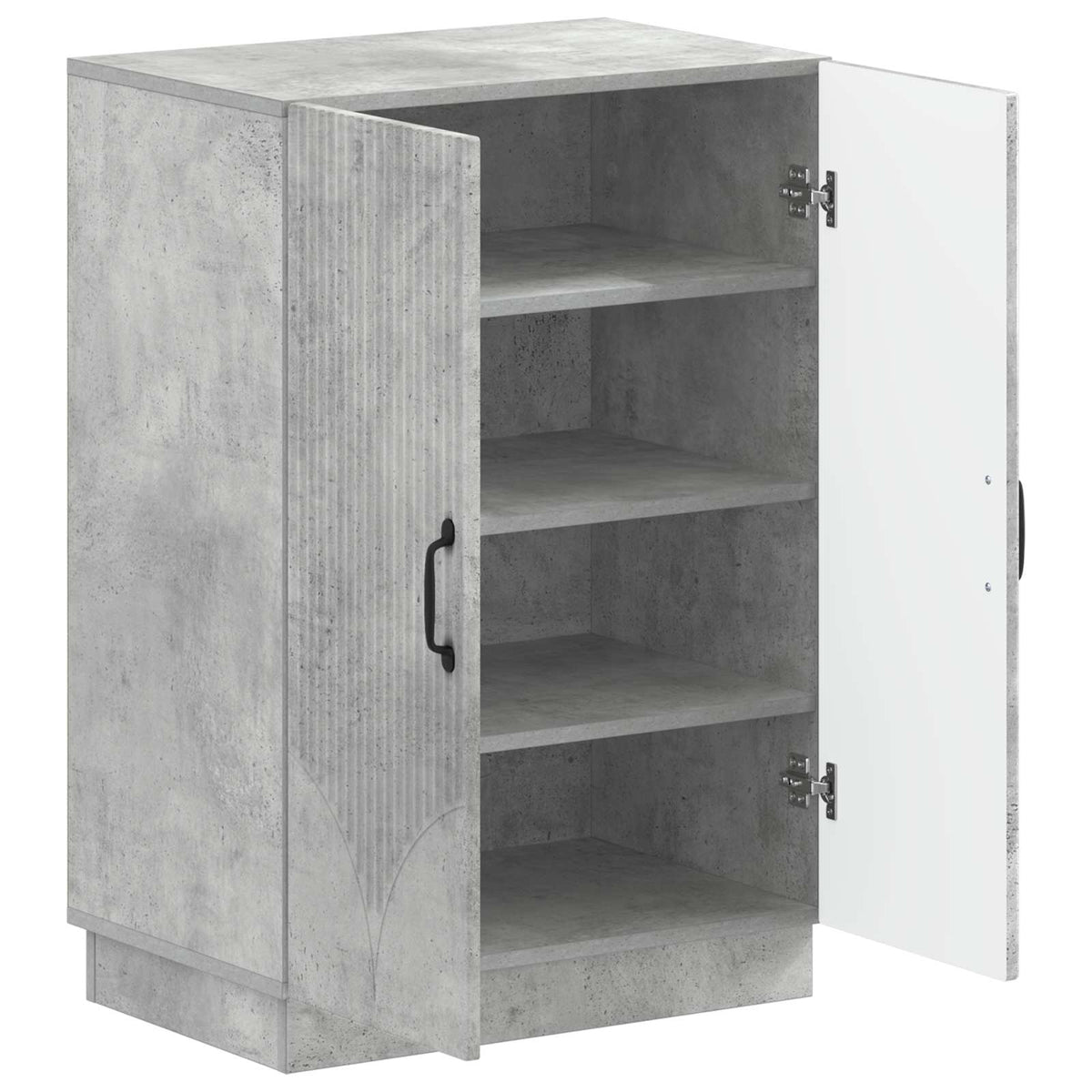 Sko skab HOORN 59,5 x 39,5 x 87 cm Konstrueret træ Betongrå