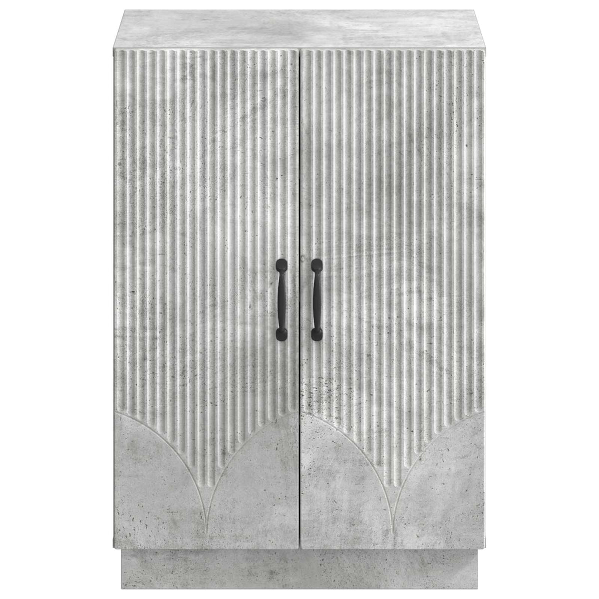 Sko skab HOORN 59,5 x 39,5 x 87 cm Konstrueret træ Betongrå