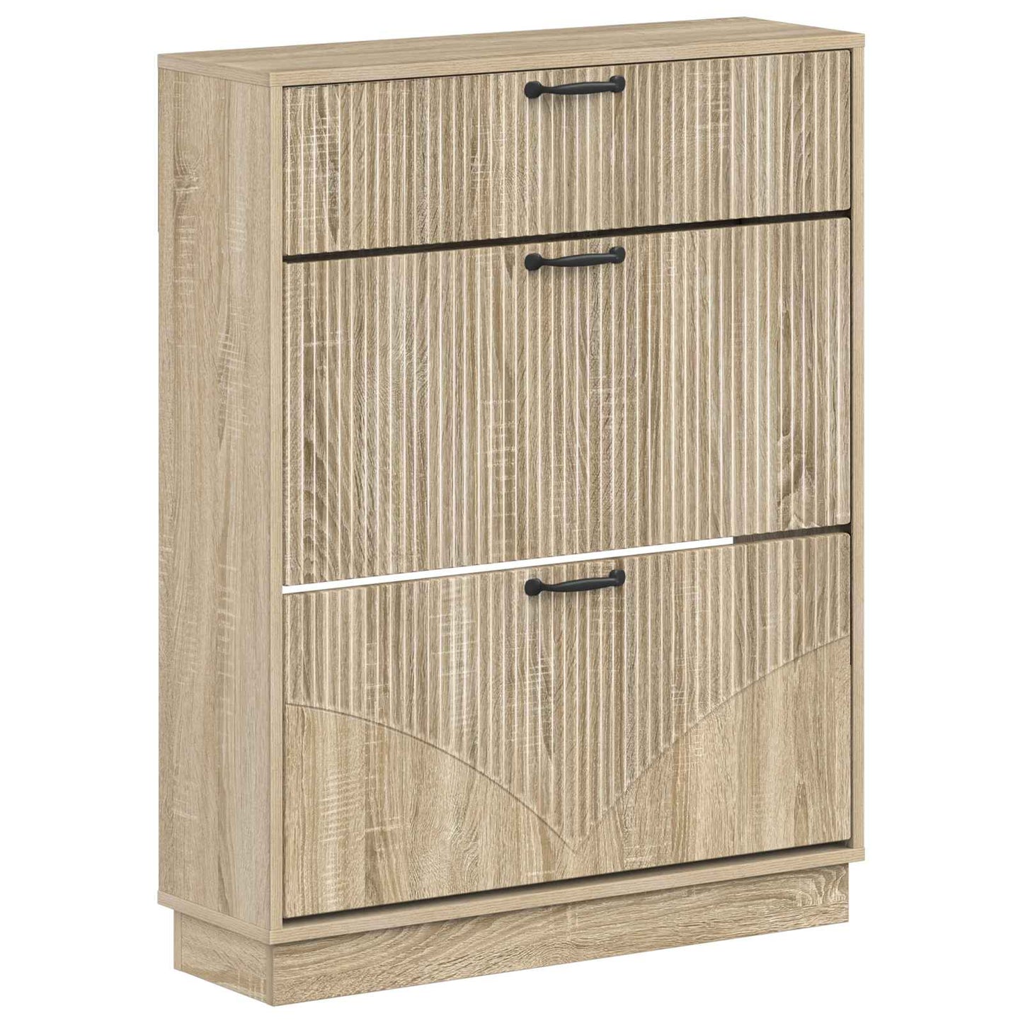 Sko skab HOORN 78 x 24 x 100 cm Konstrueret træ Sonoma-eg