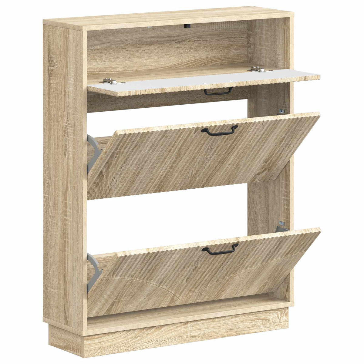 Sko skab HOORN 78 x 24 x 100 cm Konstrueret træ Sonoma-eg
