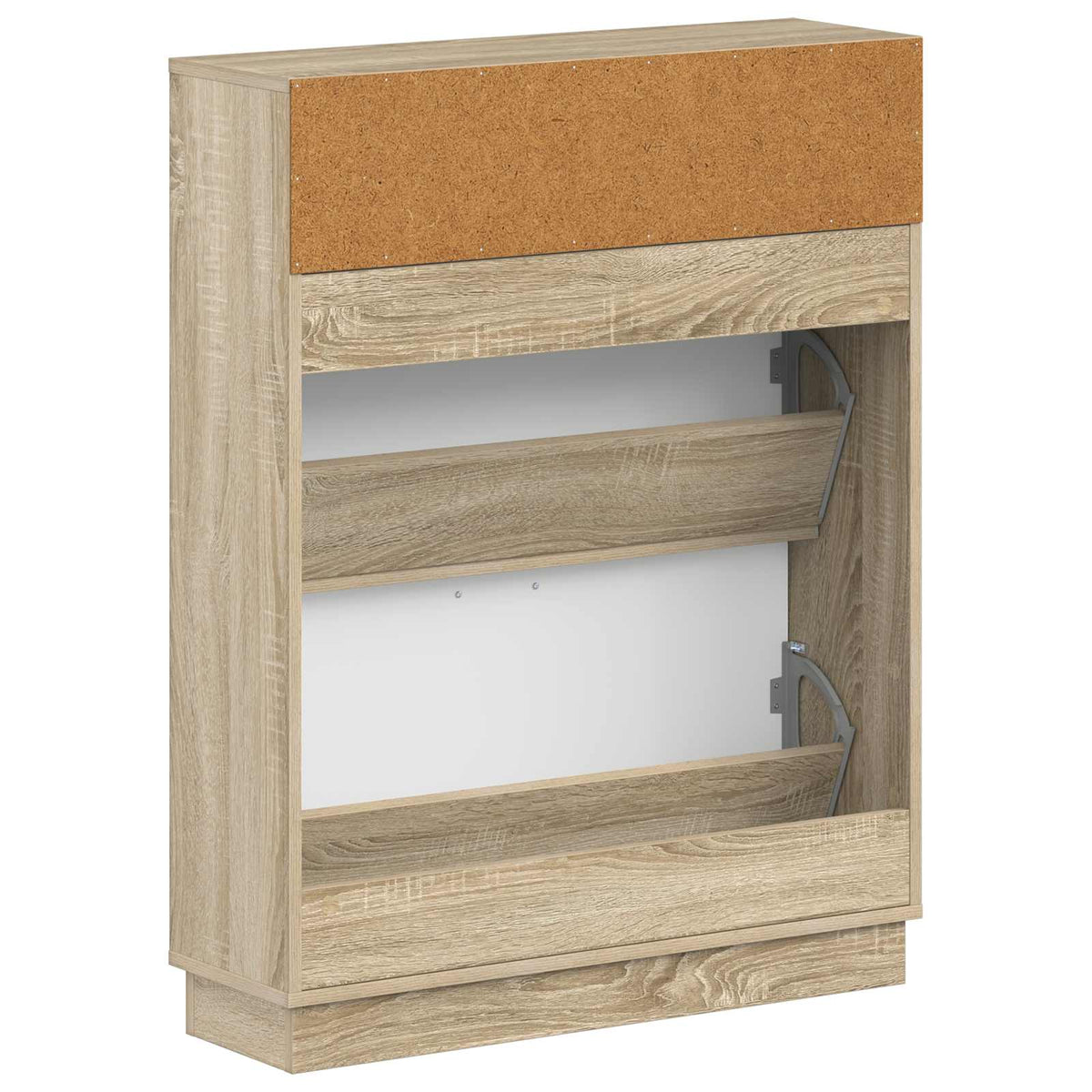 Sko skab HOORN 78 x 24 x 100 cm Konstrueret træ Sonoma-eg