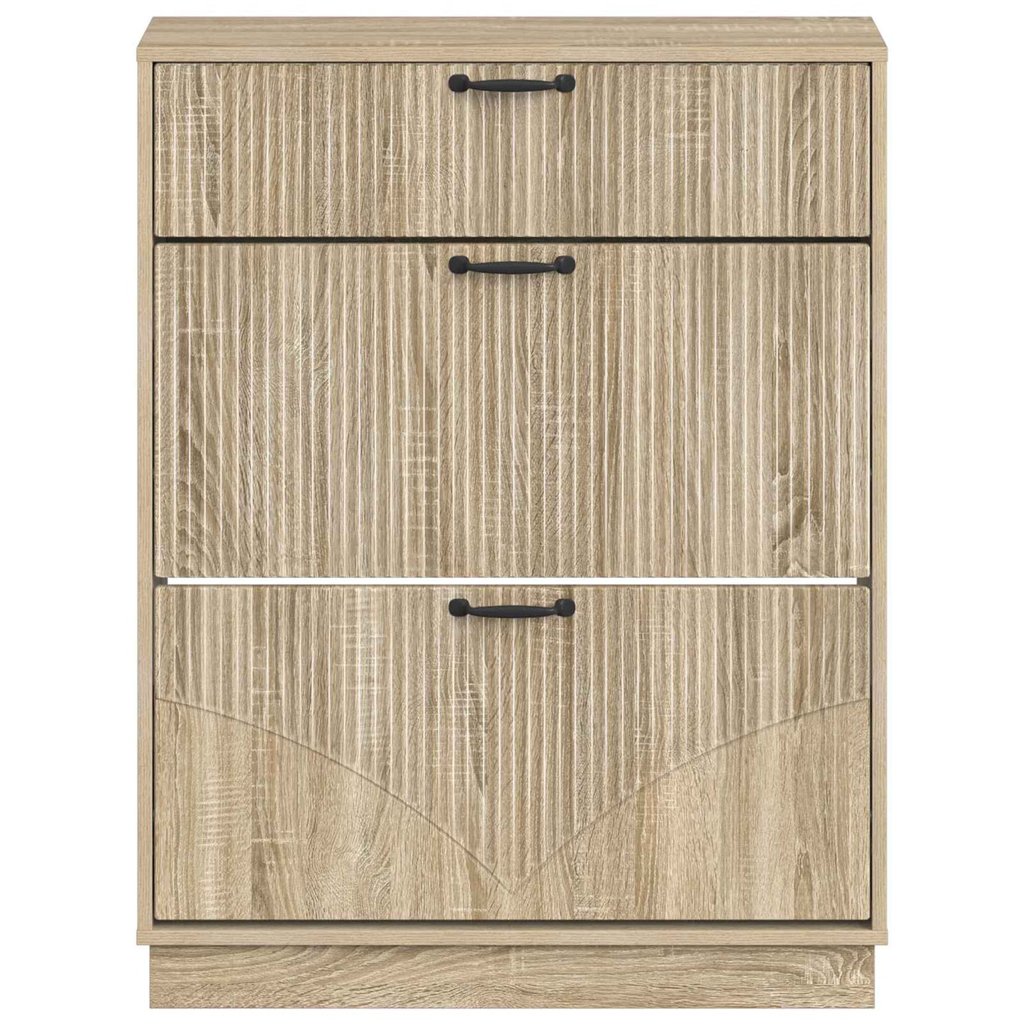Sko skab HOORN 78 x 24 x 100 cm Konstrueret træ Sonoma-eg