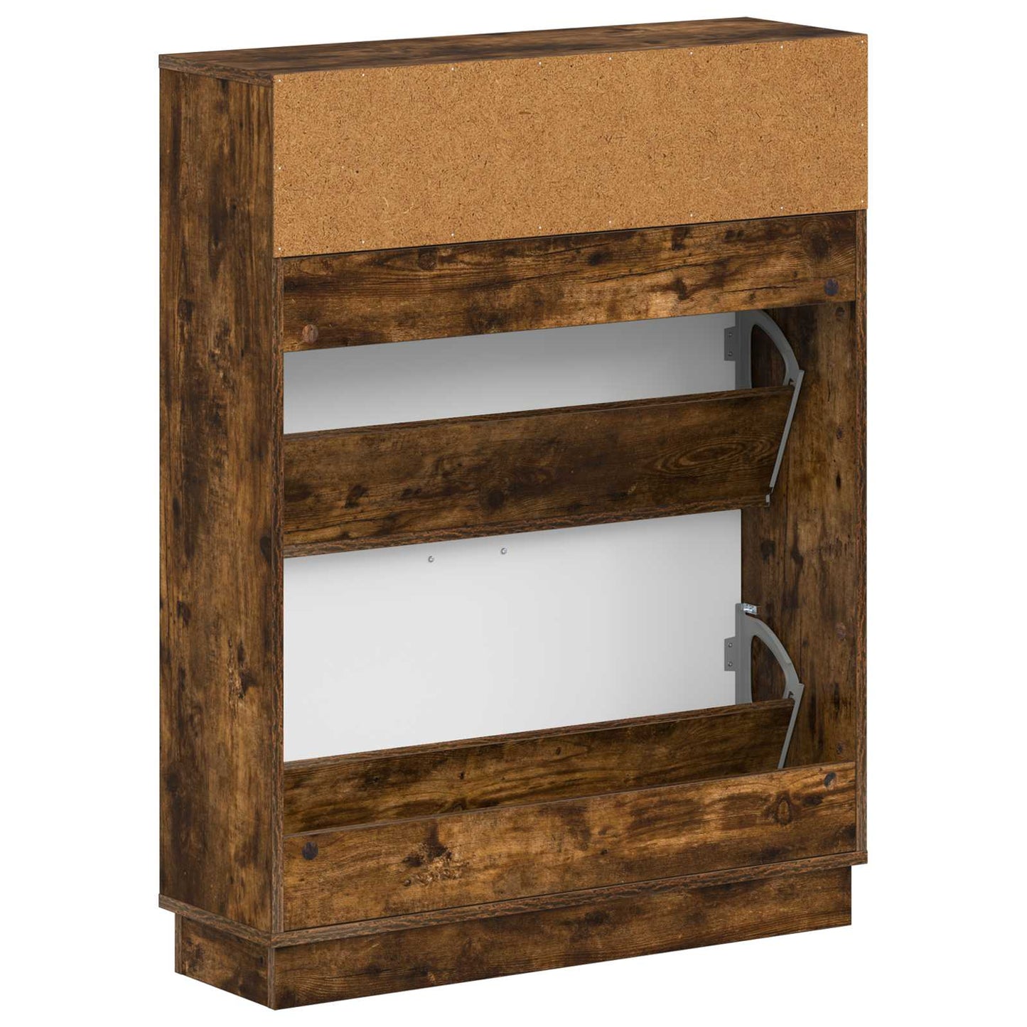 Sko skab HOORN 78 x 24 x 100 cm Konstrueret træ Røget eg