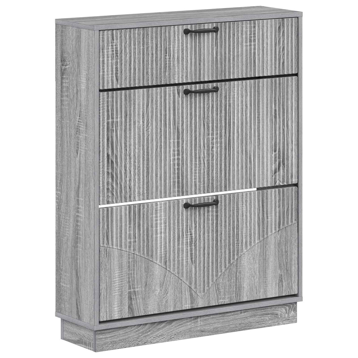 Sko skab HOORN 78 x 24 x 100 cm Konstrueret træ Grå Sonoma