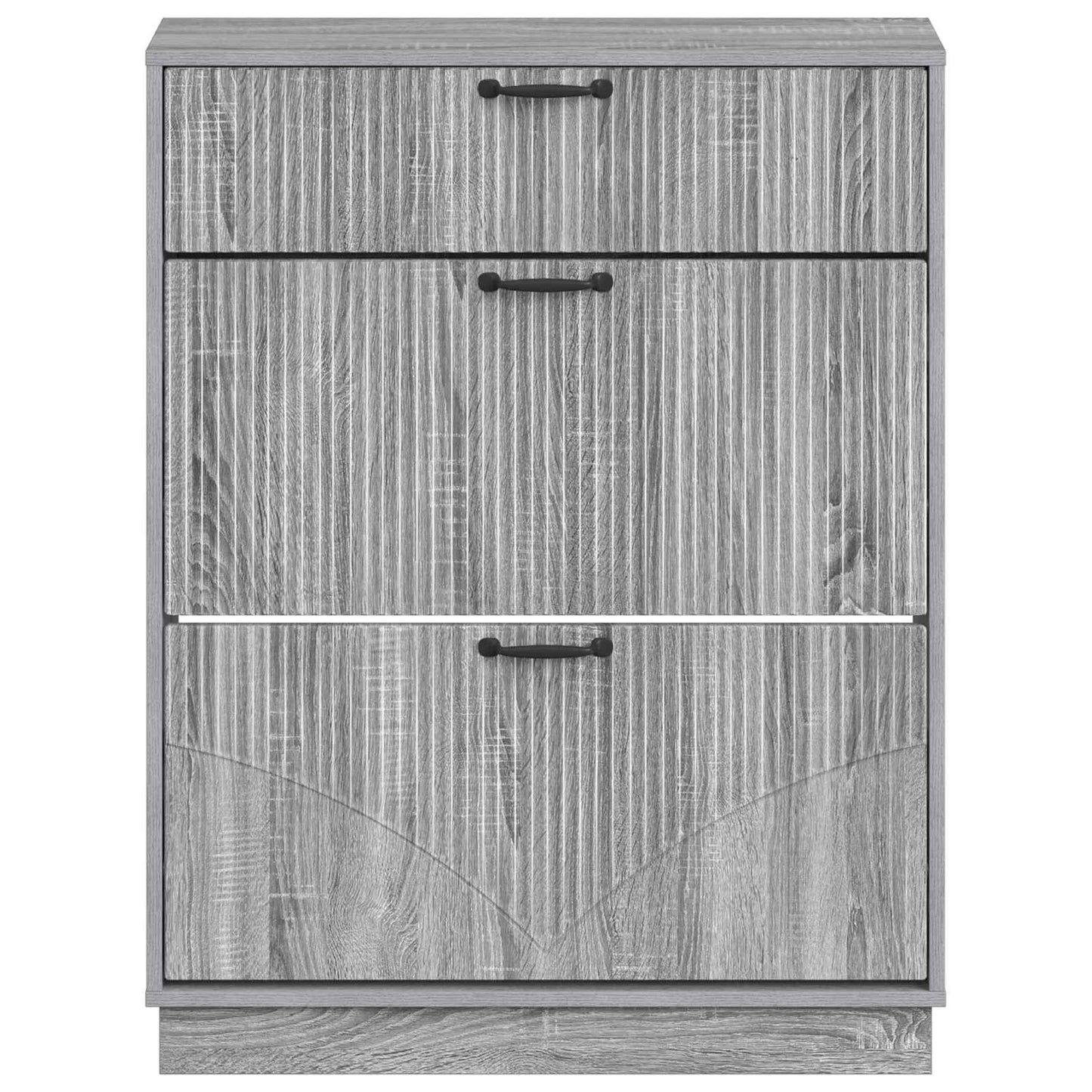 Sko skab HOORN 78 x 24 x 100 cm Konstrueret træ Grå Sonoma