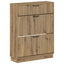 Sko skab HOORN 78 x 24 x 100 cm Konstrueret træ Artisan-eg