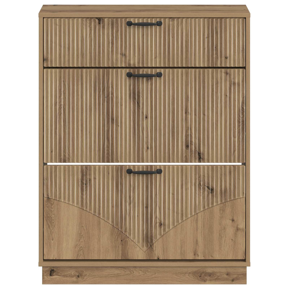 Sko skab HOORN 78 x 24 x 100 cm Konstrueret træ Artisan-eg