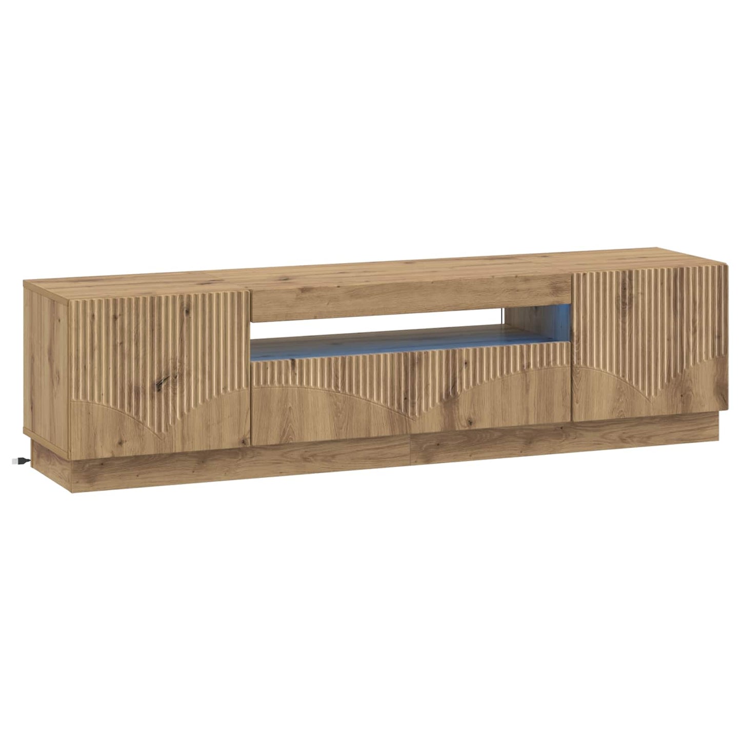 LED TV-skab Artisan-eg Konstrueret træ
