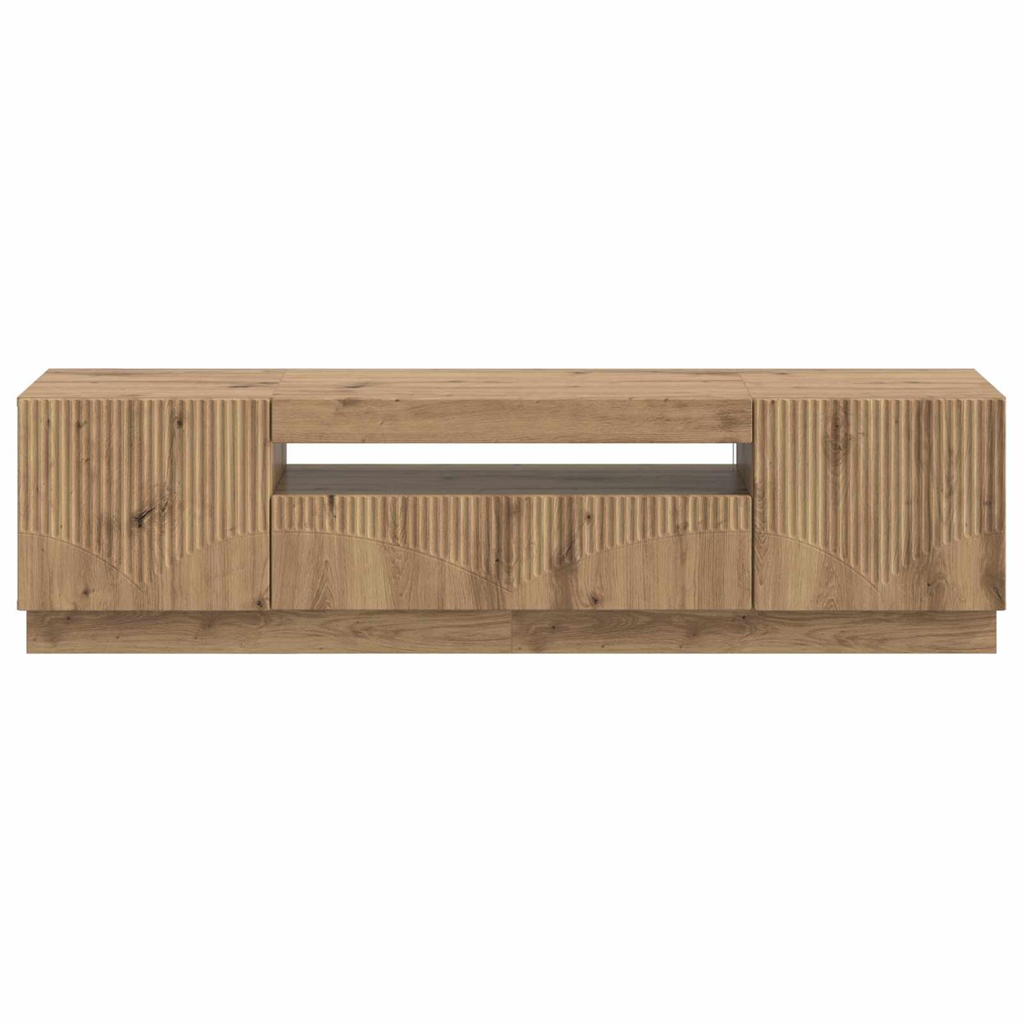 LED TV-skab Artisan-eg Konstrueret træ