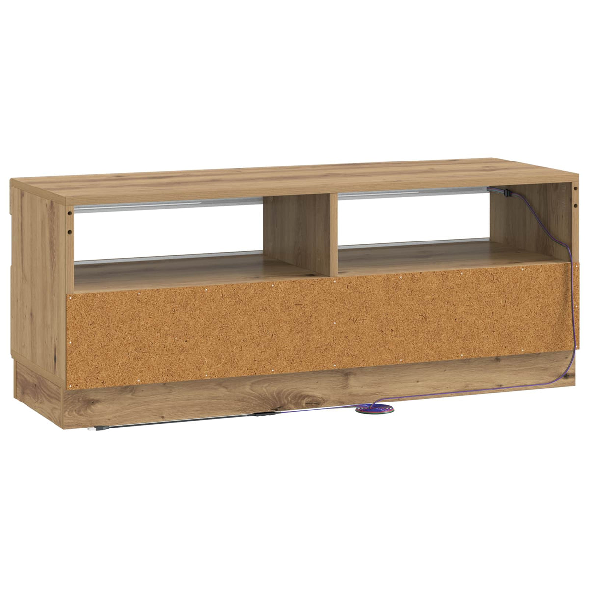 LED TV-skab Artisan-eg Konstrueret træ