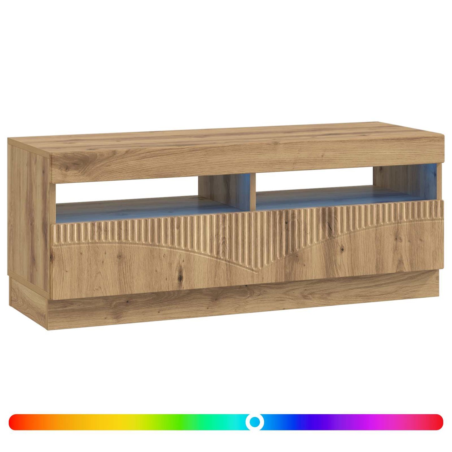 LED TV-skab Artisan-eg Konstrueret træ