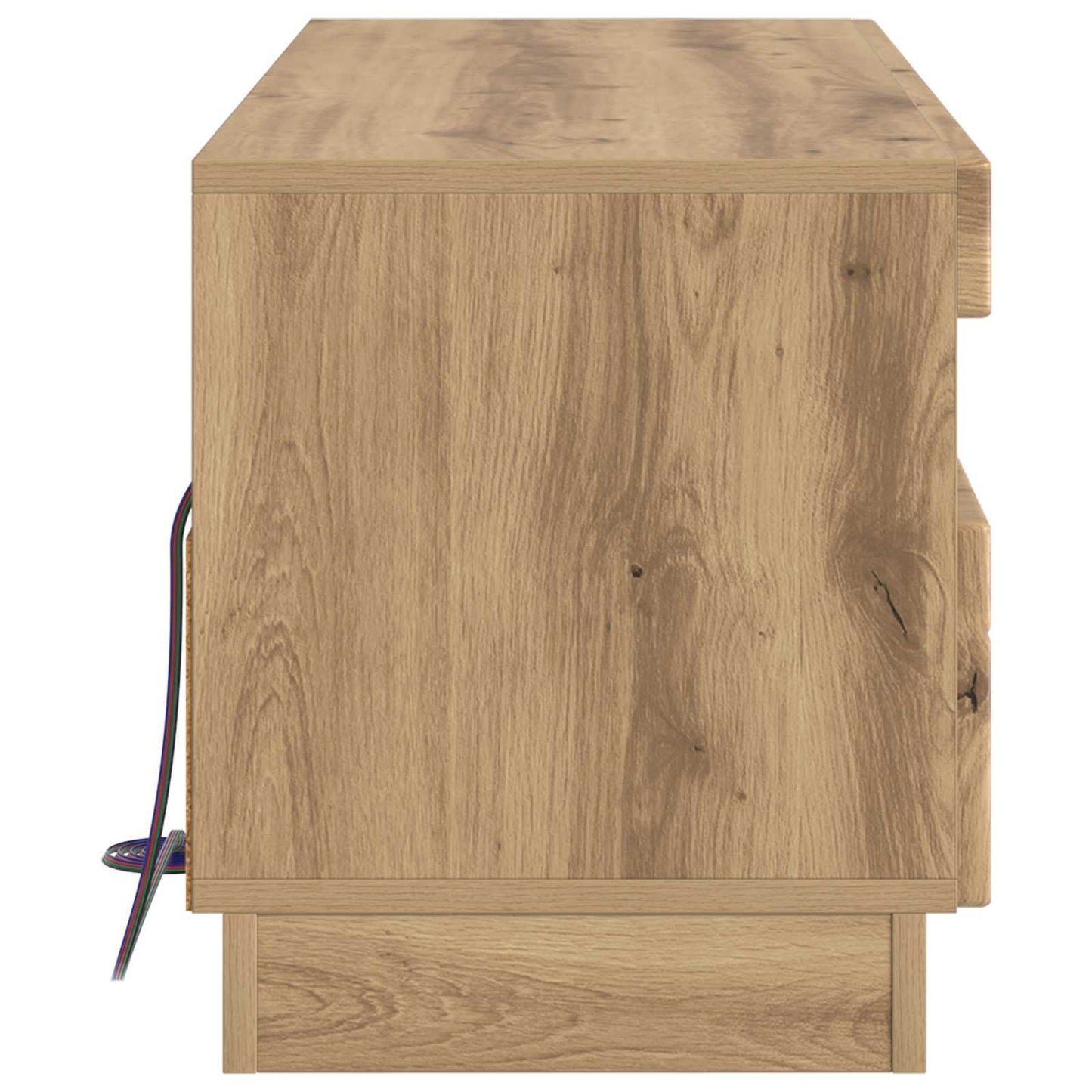 LED TV-skab Artisan-eg Konstrueret træ