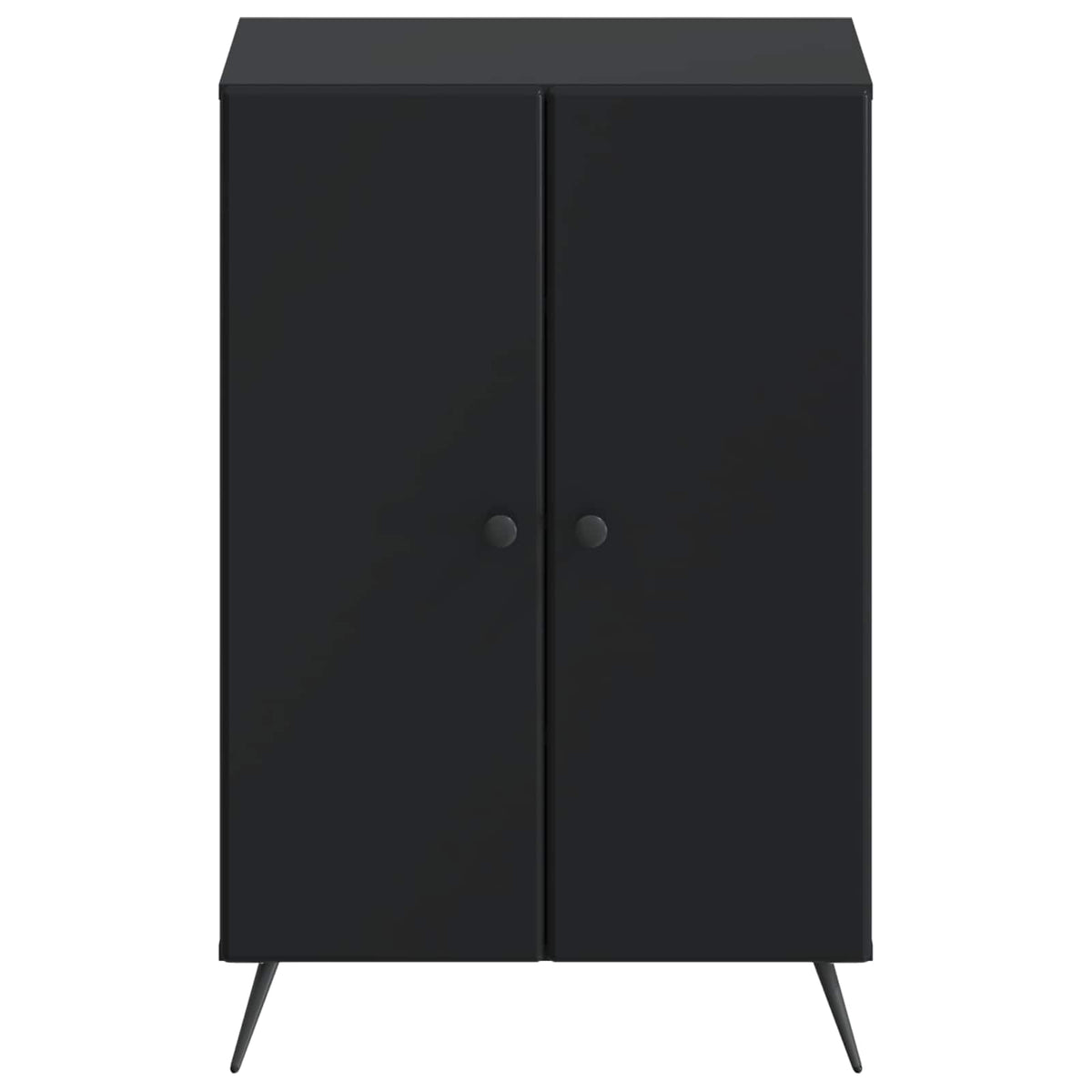 Sko skab BREDA 59,5 x 39,5 x 90 cm Konstrueret træ Sort