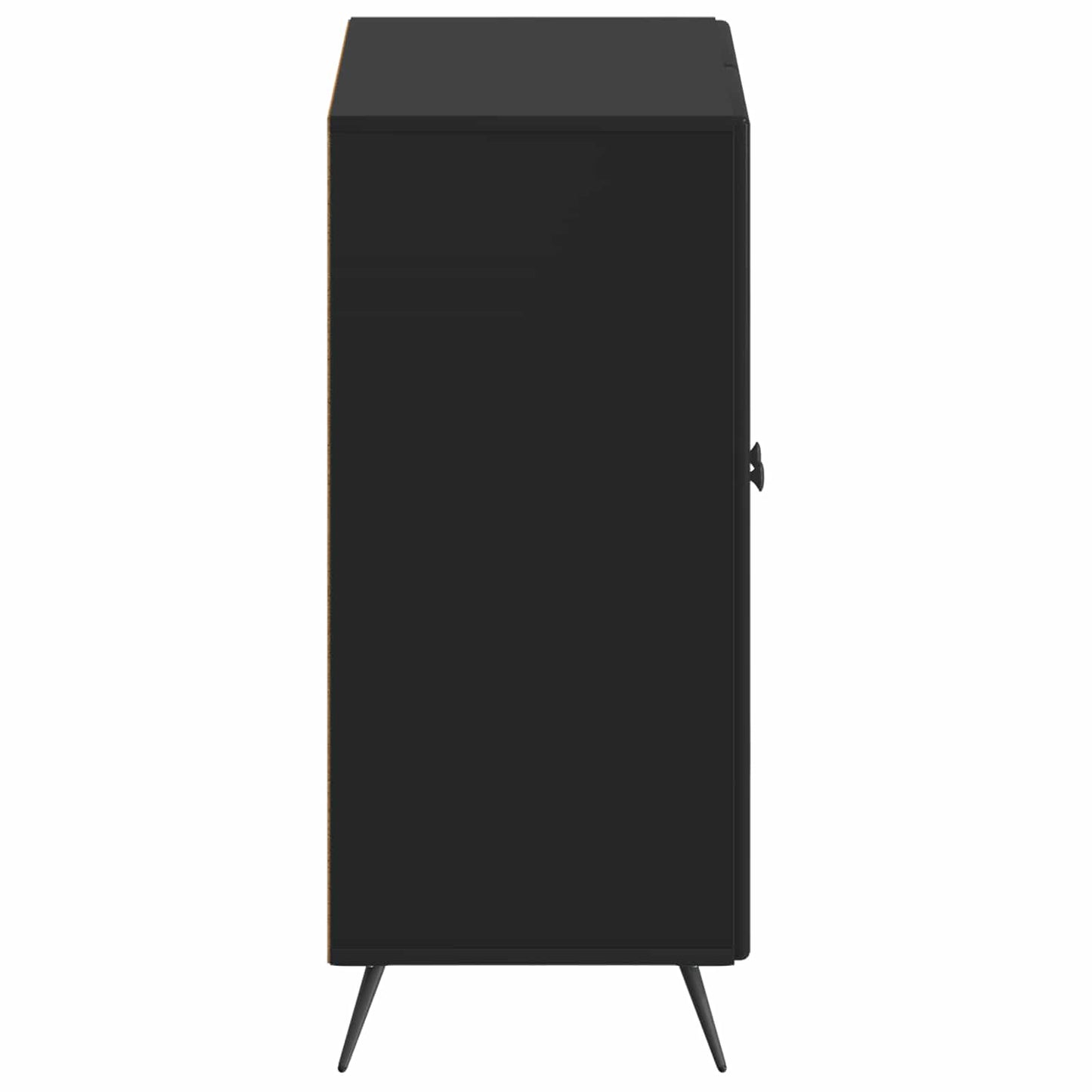 Sko skab BREDA 59,5 x 39,5 x 90 cm Konstrueret træ Sort