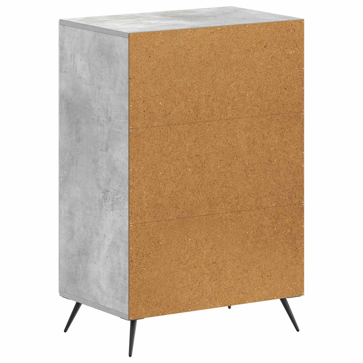 Sko skab BREDA 59,5 x 39,5 x 90 cm Konstrueret træ Betongrå