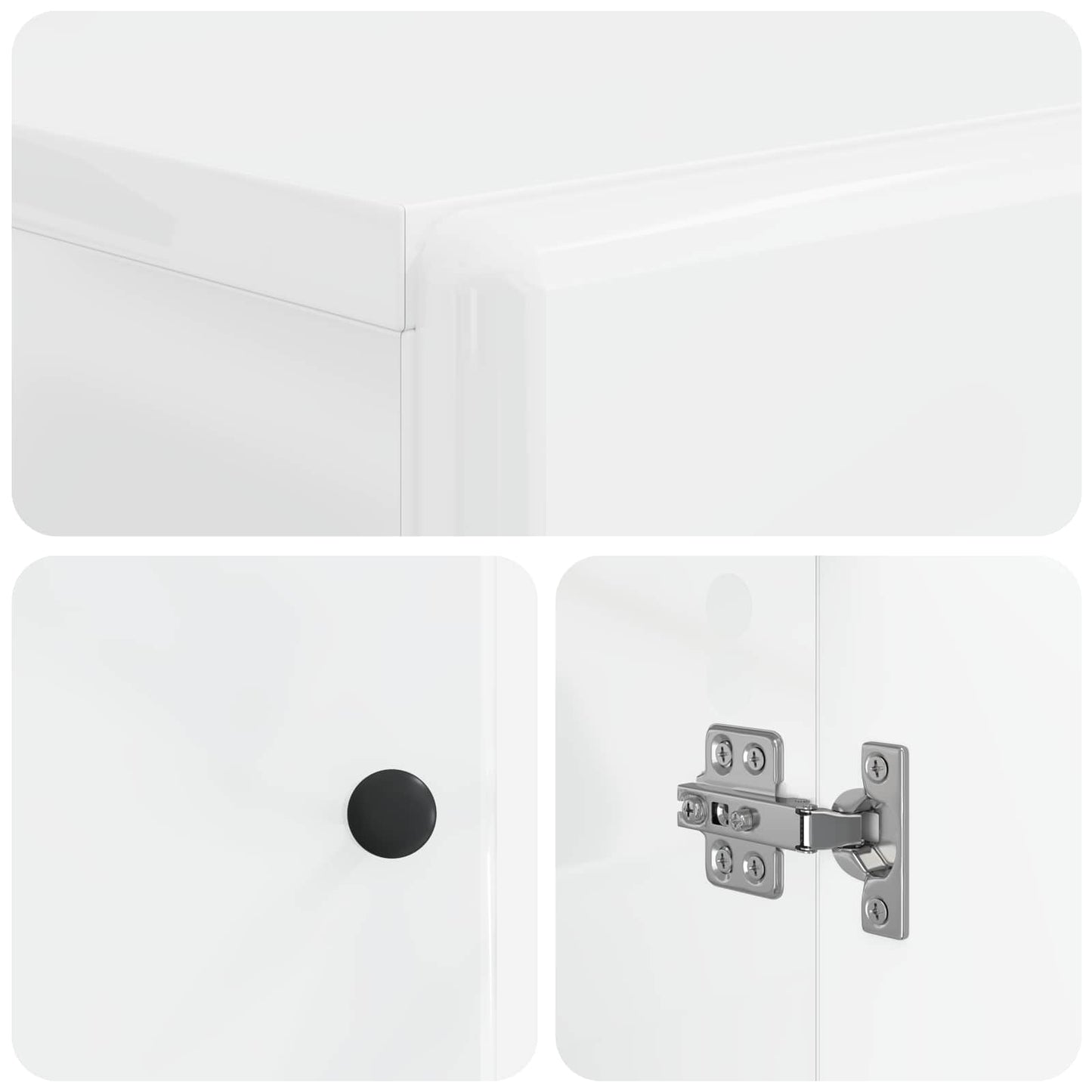 Sko skab BREDA 59,5 x 39,5 x 90 cm Konstrueret træ