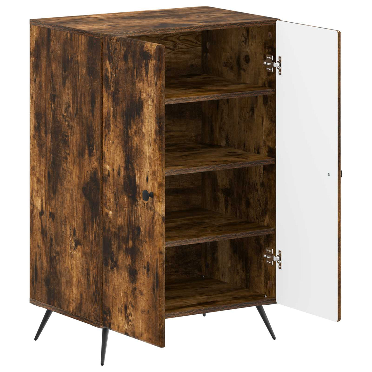 Sko skab BREDA 59,5 x 39,5 x 90 cm Konstrueret træ Røget eg