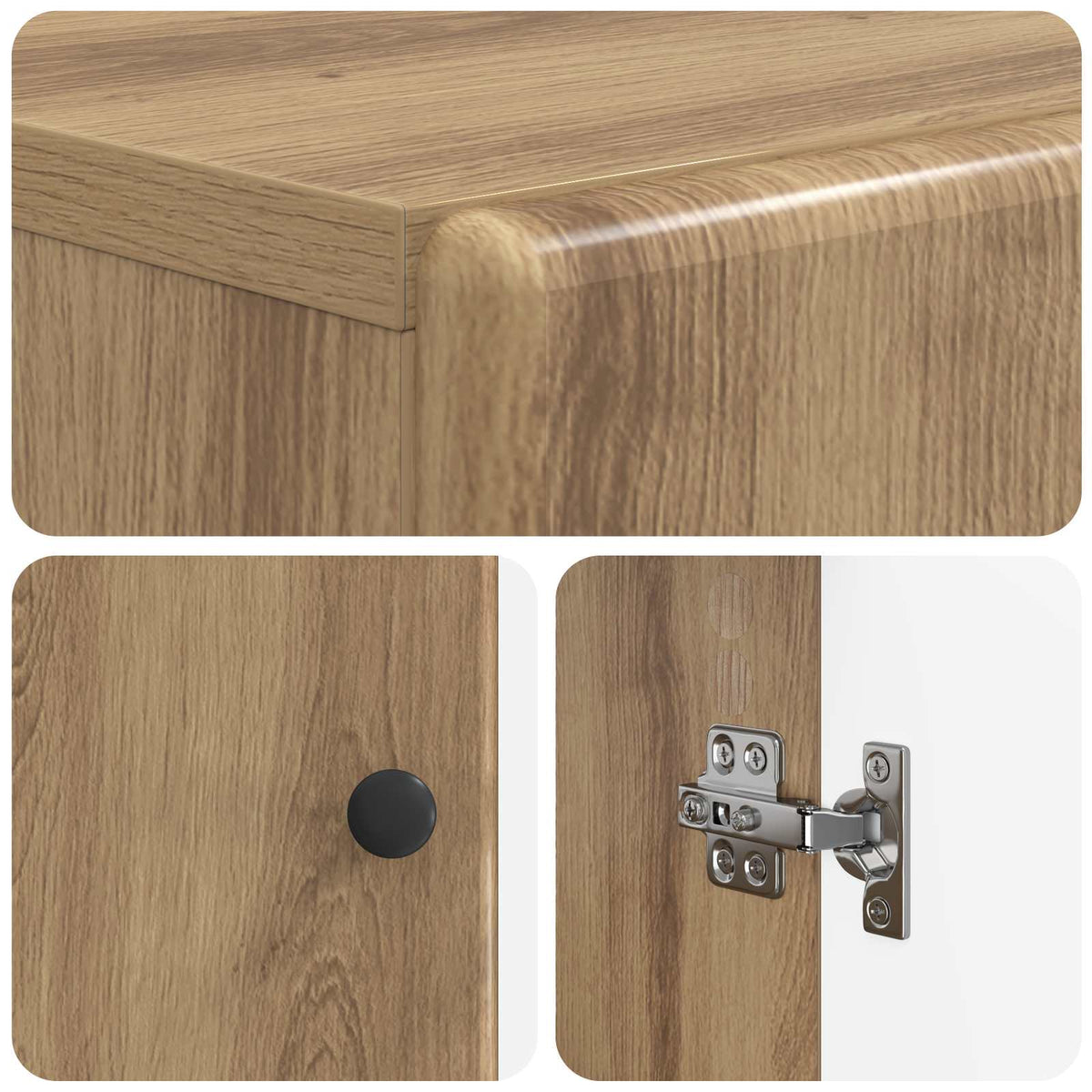 Sko skab BREDA 59,5 x 39,5 x 90 cm Konstrueret træ Artisan-eg