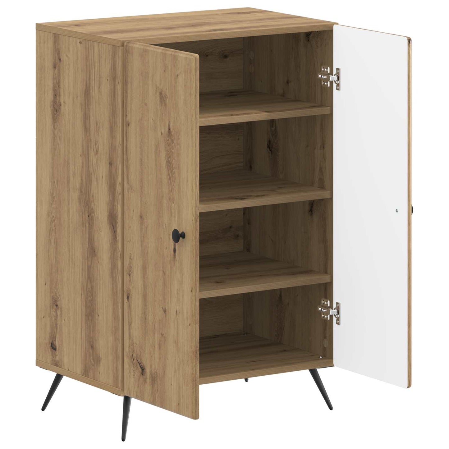 Sko skab BREDA 59,5 x 39,5 x 90 cm Konstrueret træ Artisan-eg