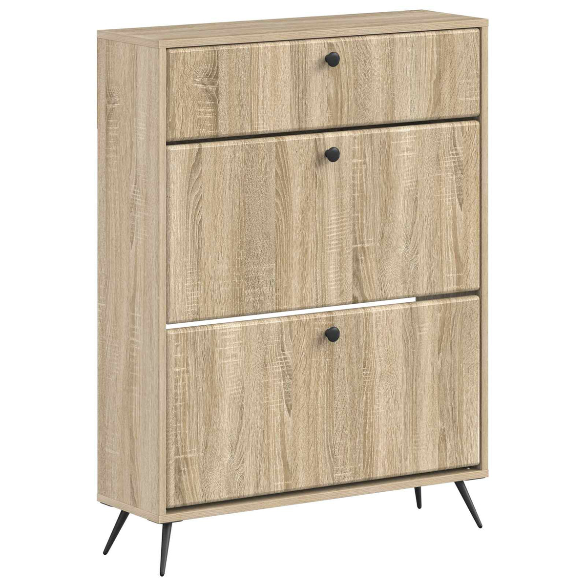 Sko skab BREDA 78 x 24 x 103 cm Konstrueret træ Sonoma-eg