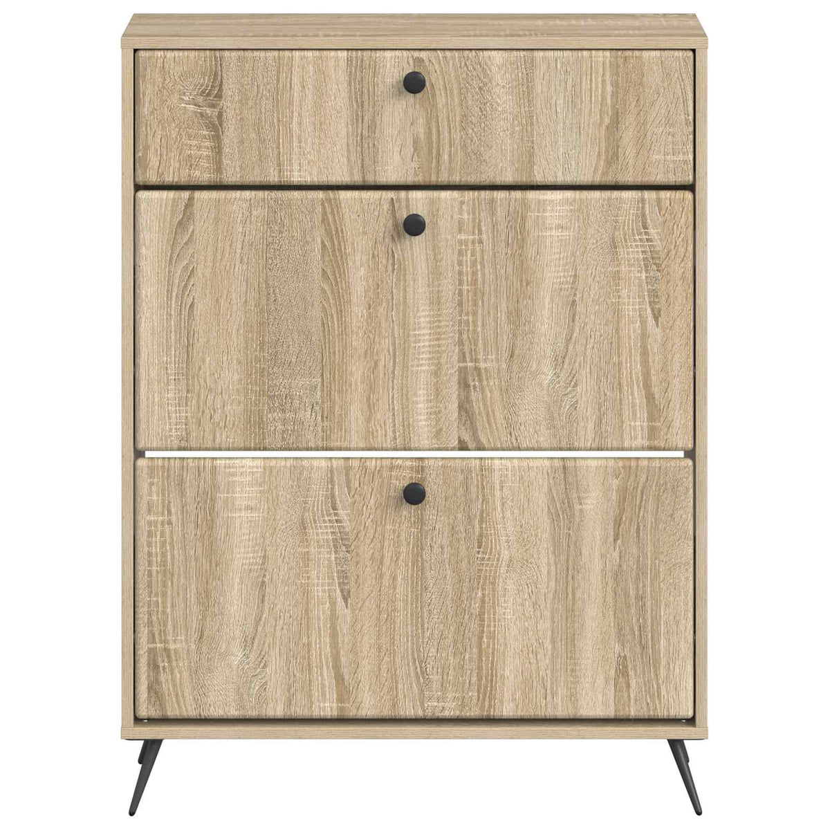 Sko skab BREDA 78 x 24 x 103 cm Konstrueret træ Sonoma-eg