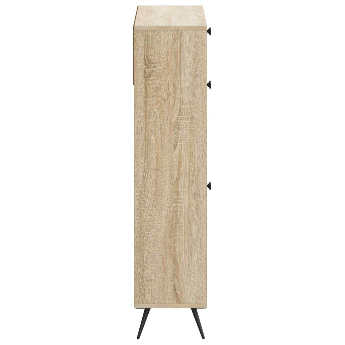 Sko skab BREDA 78 x 24 x 103 cm Konstrueret træ Sonoma-eg