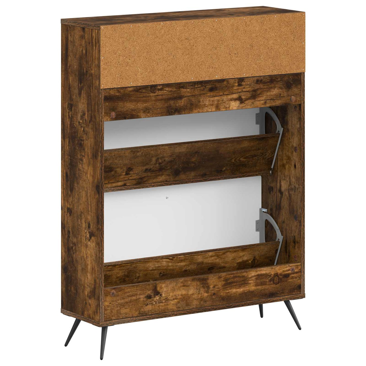 Sko skab BREDA 78 x 24 x 103 cm Konstrueret træ Røget eg