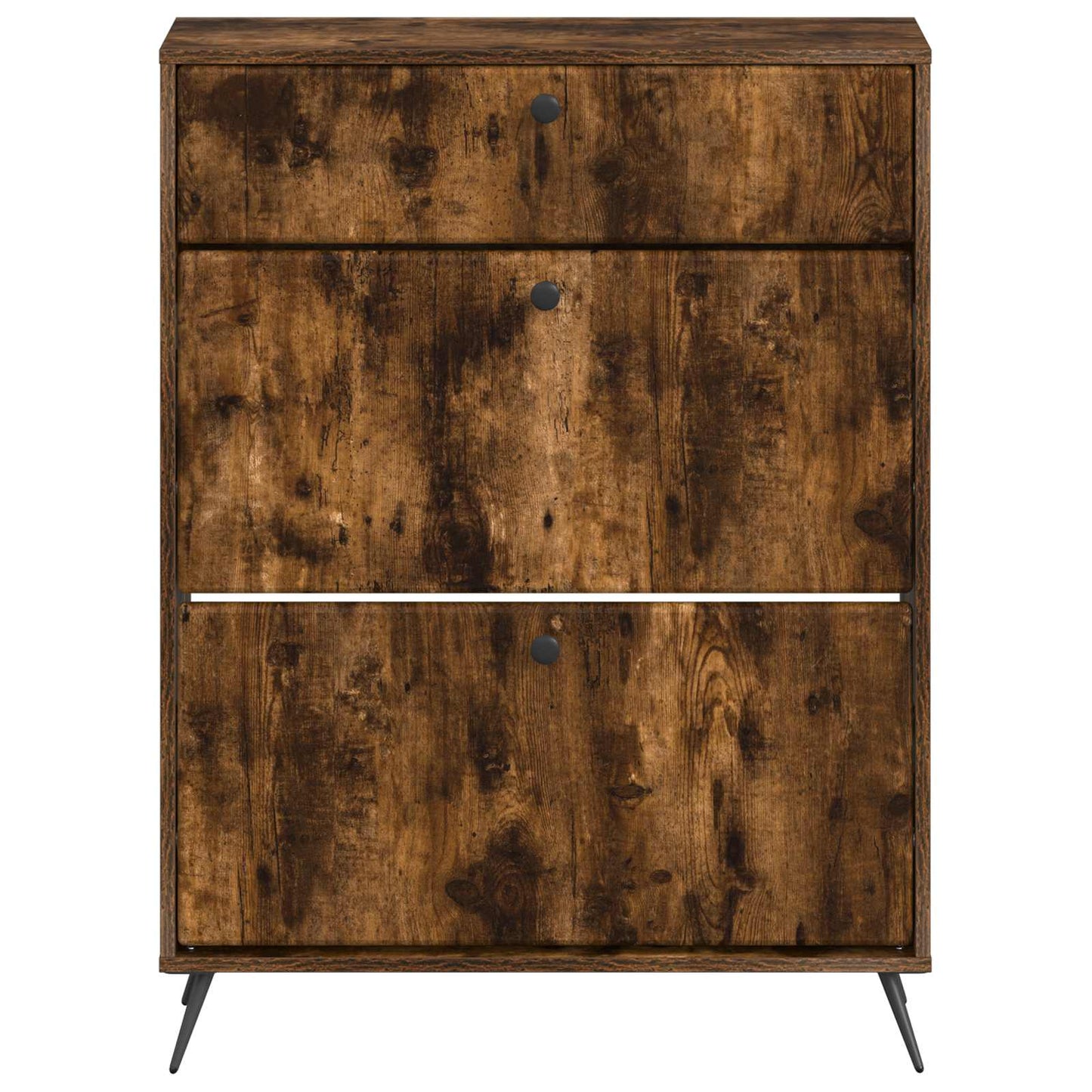 Sko skab BREDA 78 x 24 x 103 cm Konstrueret træ Røget eg