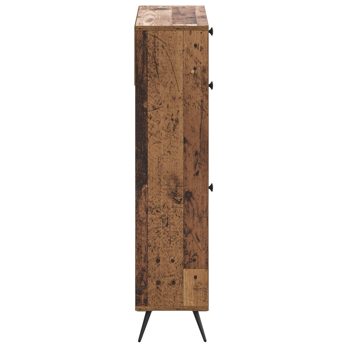 Sko skab BREDA 78 x 24 x 103 cm Konstrueret træ Gammelt træ