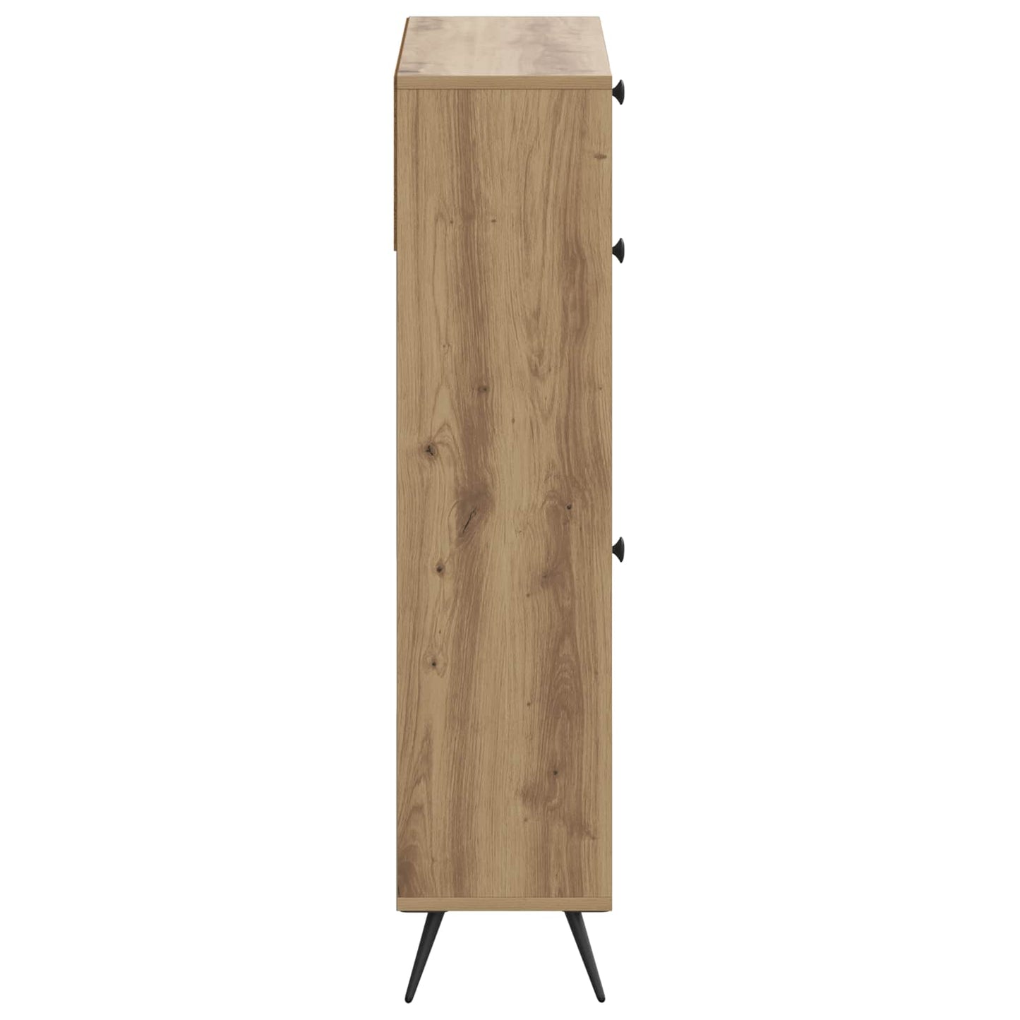 Sko skab BREDA 78 x 24 x 103 cm Konstrueret træ Artisan-eg