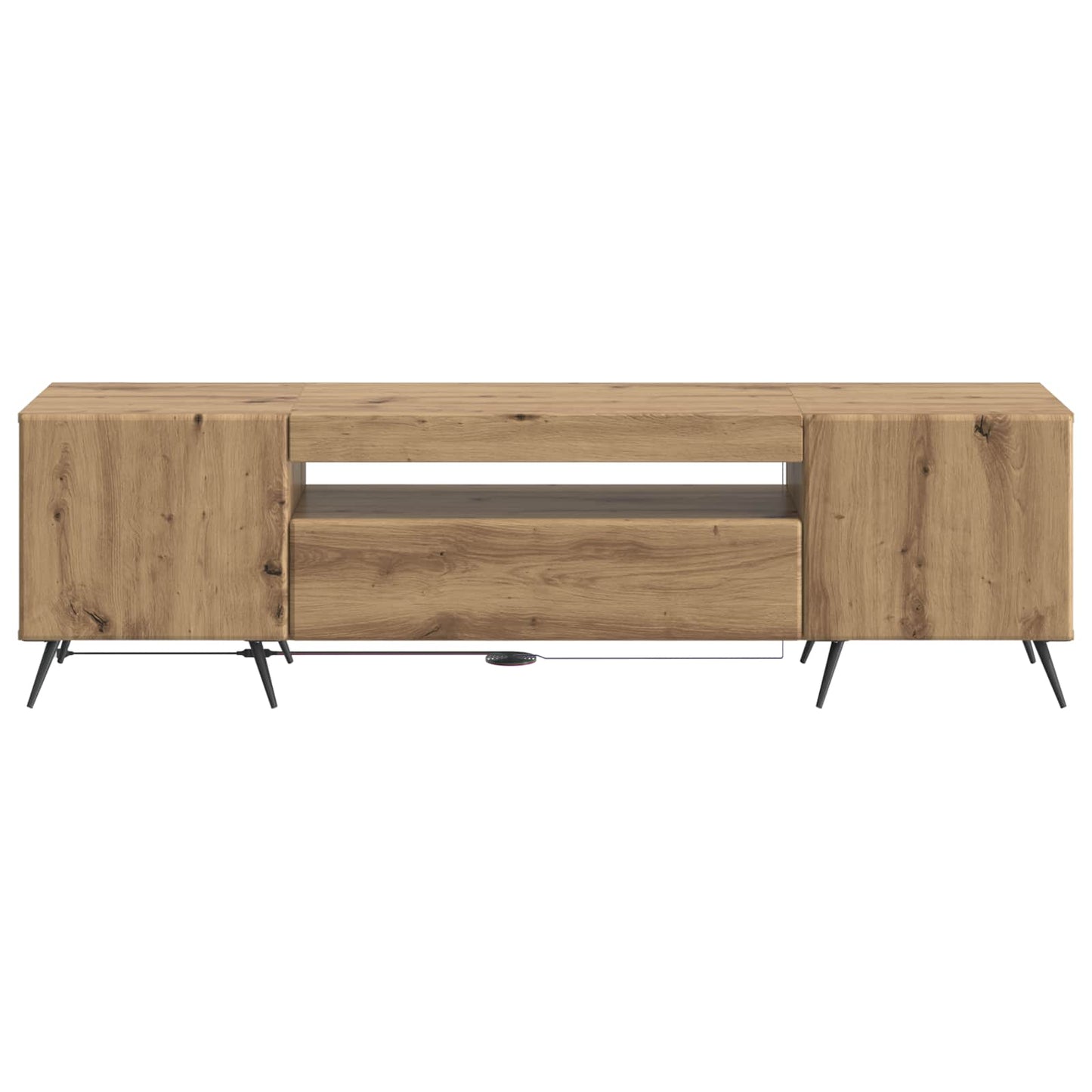 LED TV-skab Artisan-eg Konstrueret træ